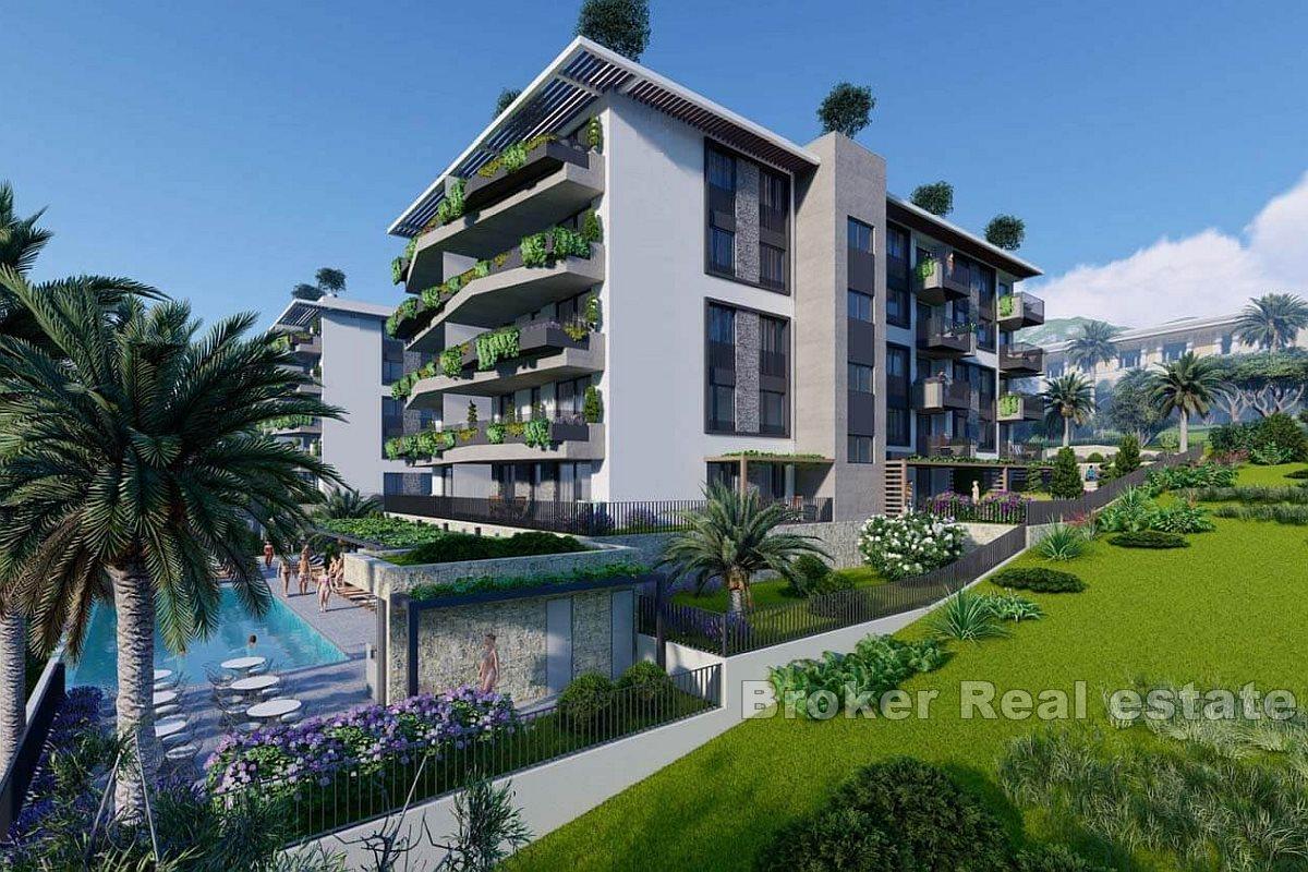 Newly built apartments with a beautiful view and close to the sea