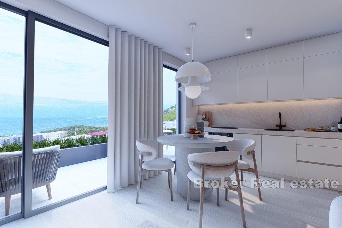 Neu gebaute Wohnungen mit schöner Aussicht und in Meeresnähe