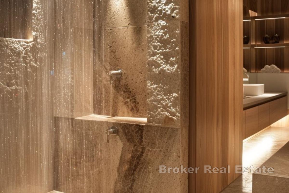 Luksusvilla med krystallbadekar fra Madagaskar og havutsikt