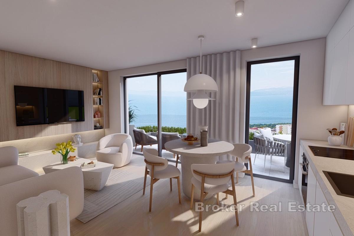 Appartamenti di nuova costruzione con splendida vista e vicino al mare