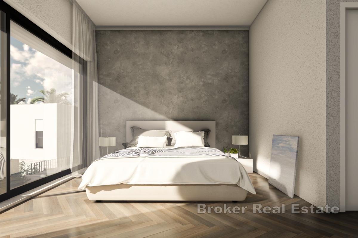 Moderne villa til leie med panoramautsikt over havet