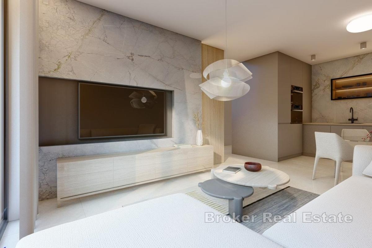 Appartamento con due camere da letto in un nuovo edificio vicino al mare