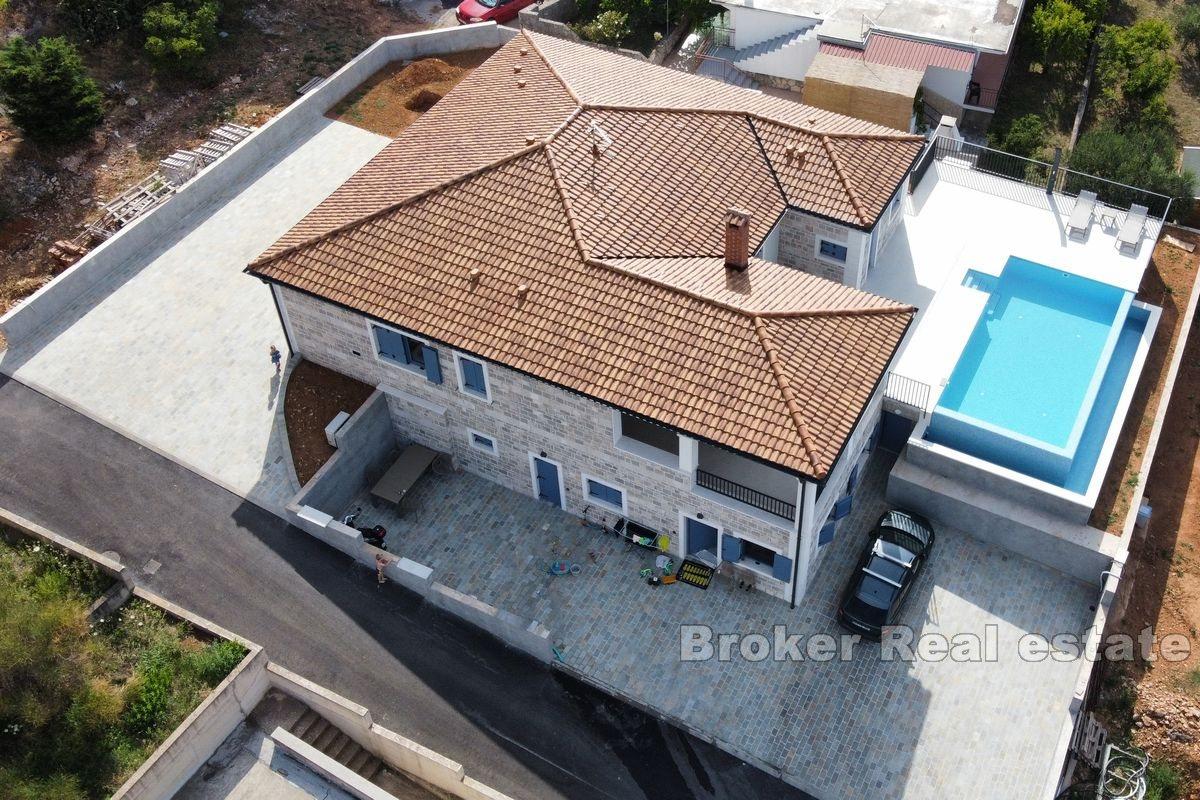 A beautiful villa with a sea view