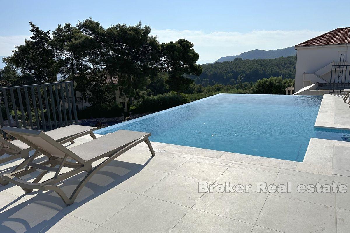 A beautiful villa with a sea view