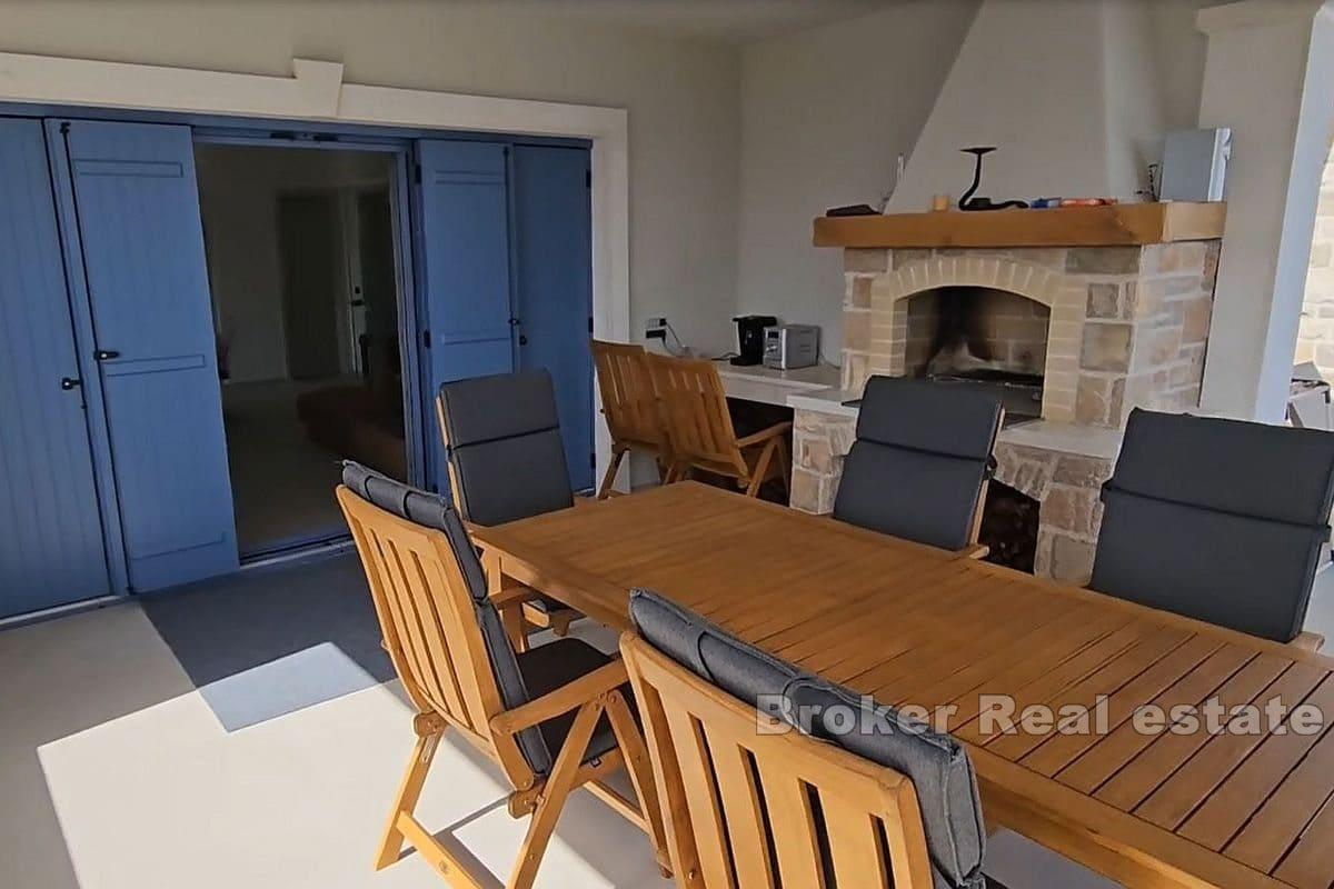 En vakker villa med havutsikt