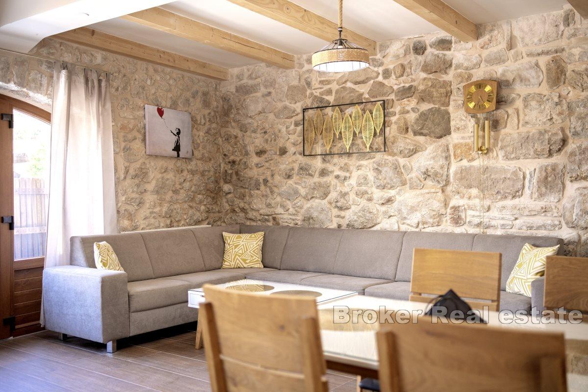 Stone house with a swimming pool