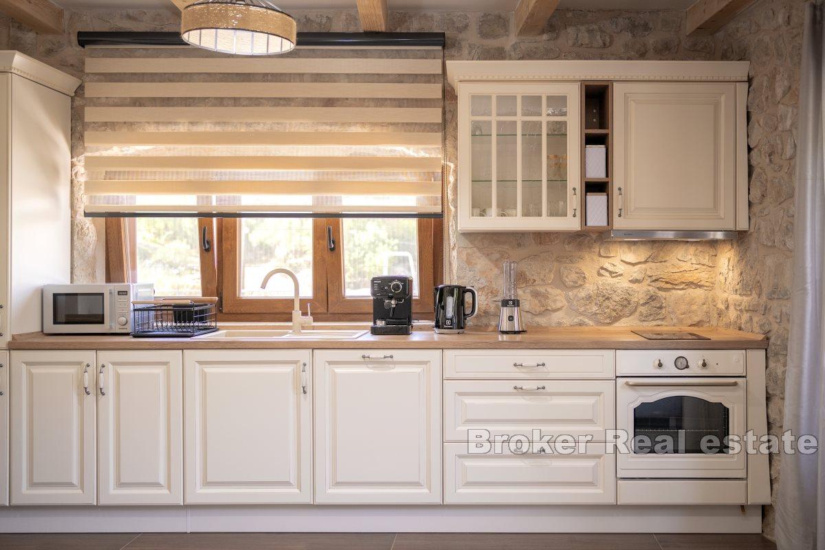 Stone house with a swimming pool