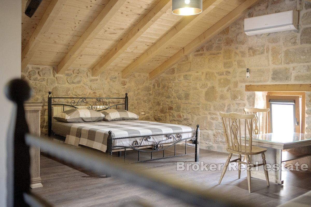 Stone house with a swimming pool