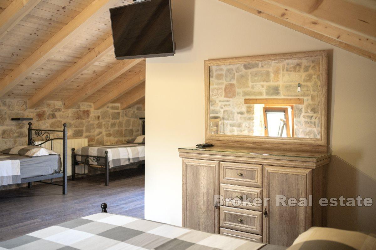 Stone house with a swimming pool