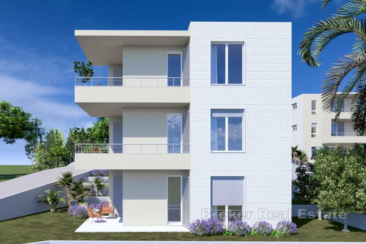 Nybyggnation i Komiža - lägenhet med havsutsikt och parkering