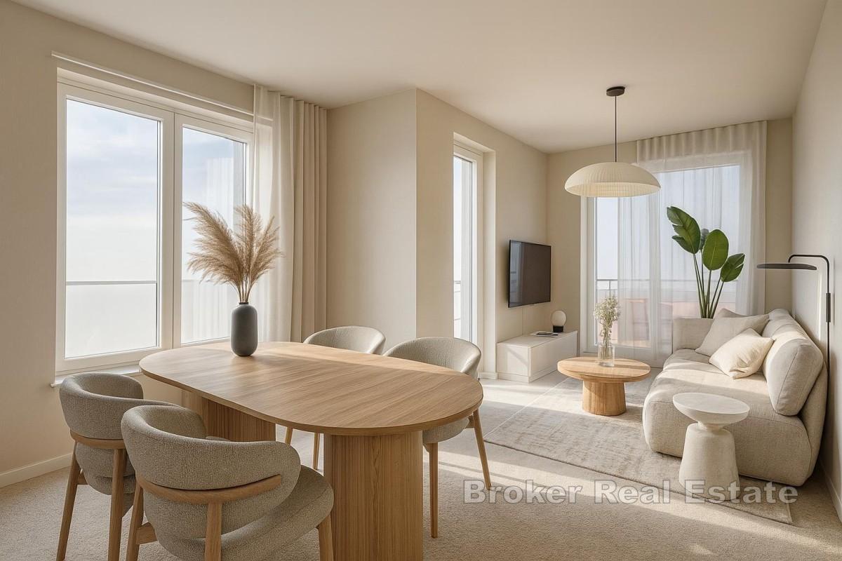 Новостройка в Комиже - квартира с видом на море и парковкой