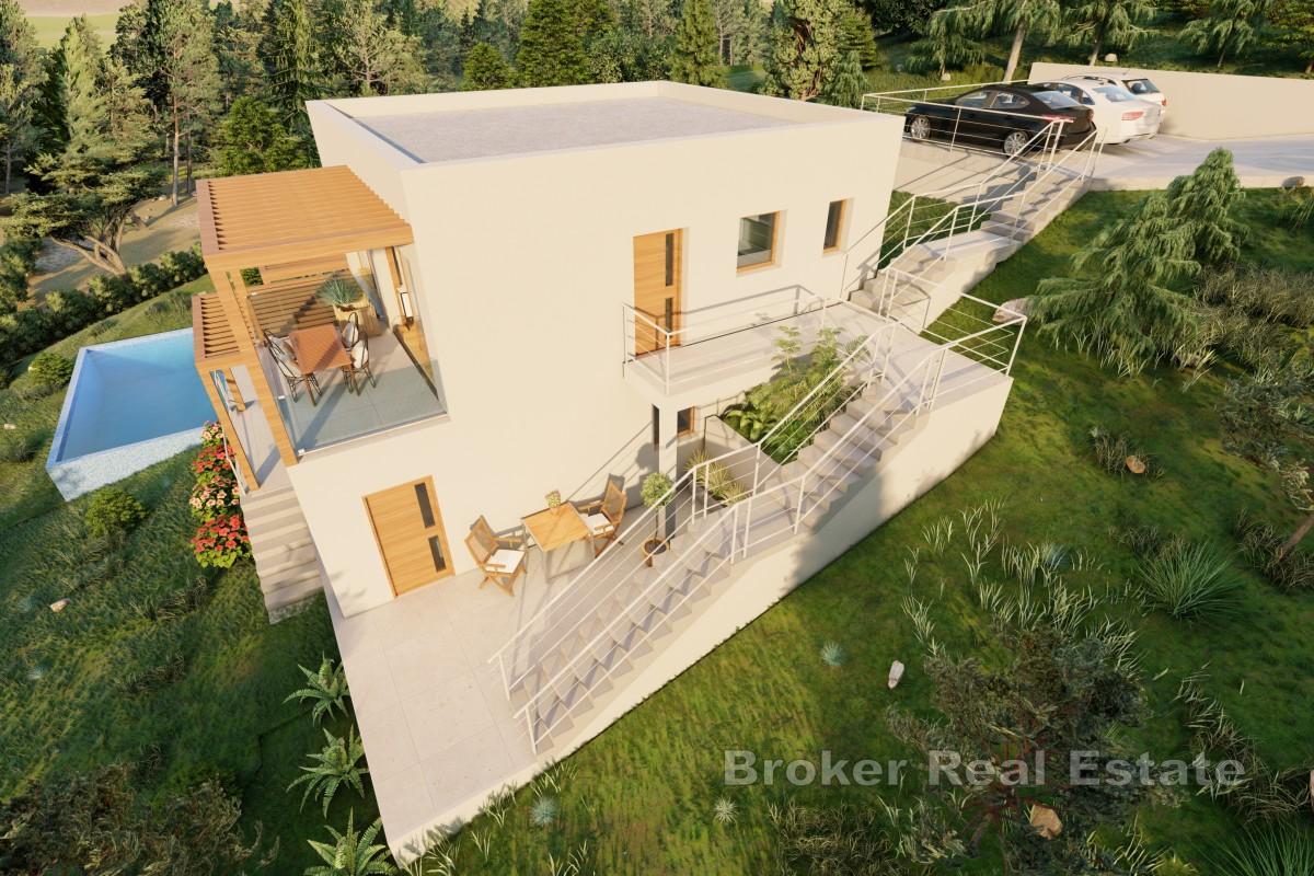 Građevinsko zemljište s projektom vile na odličnoj lokaciji