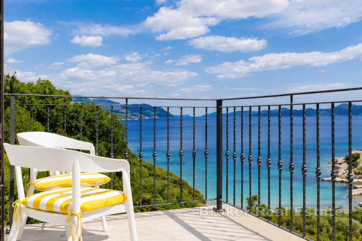 Maison de vacances avec piscine - en première ligne de mer