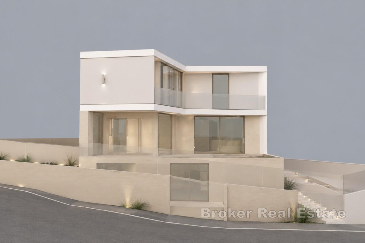 Baugrundstück mit Baugenehmigung für eine moderne Villa mit Pool