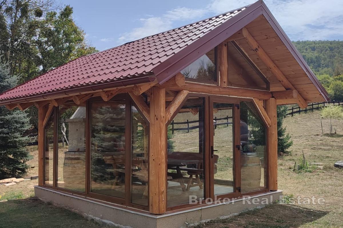 Ett vackert hus med mark