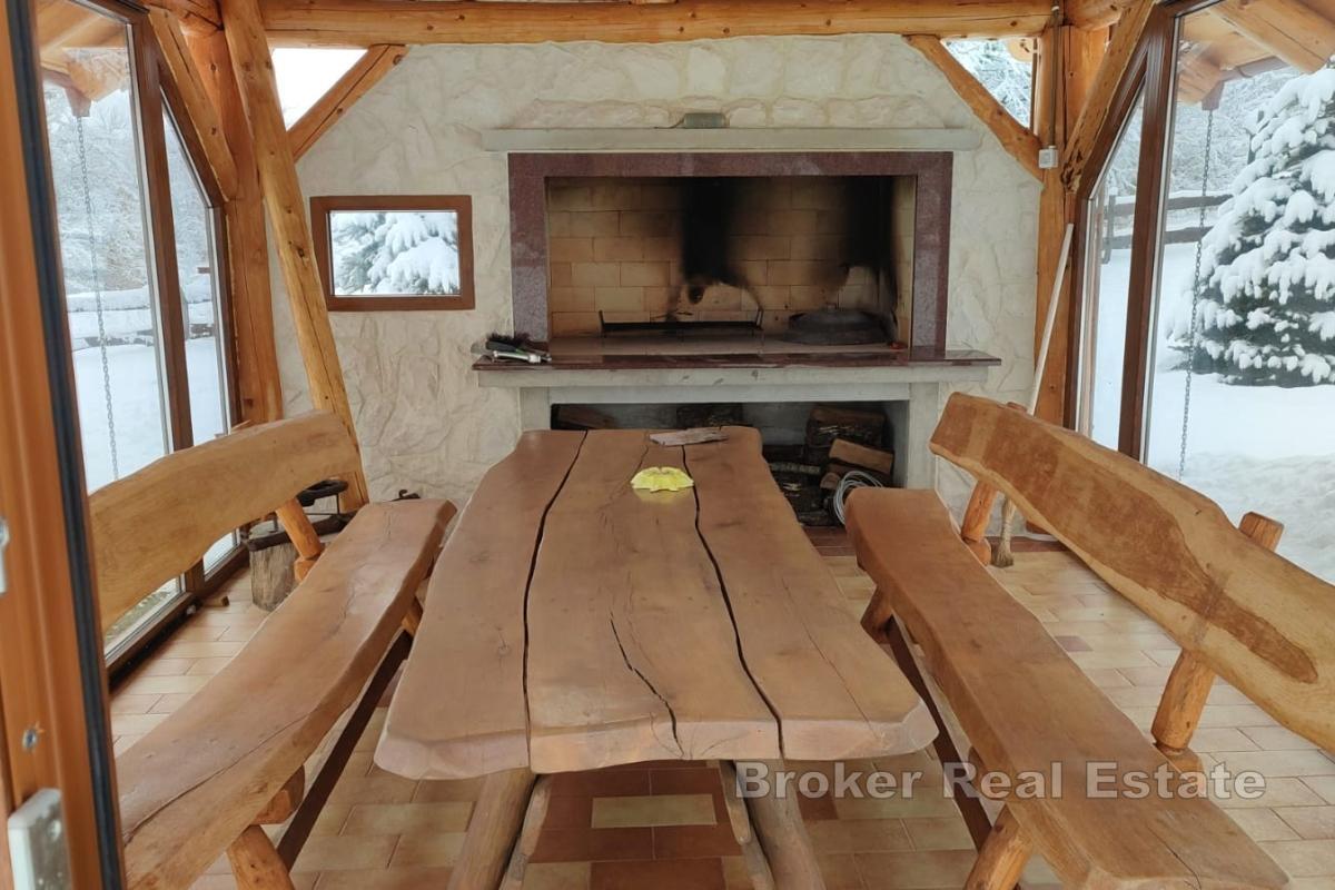 Et vakkert hus med tomt