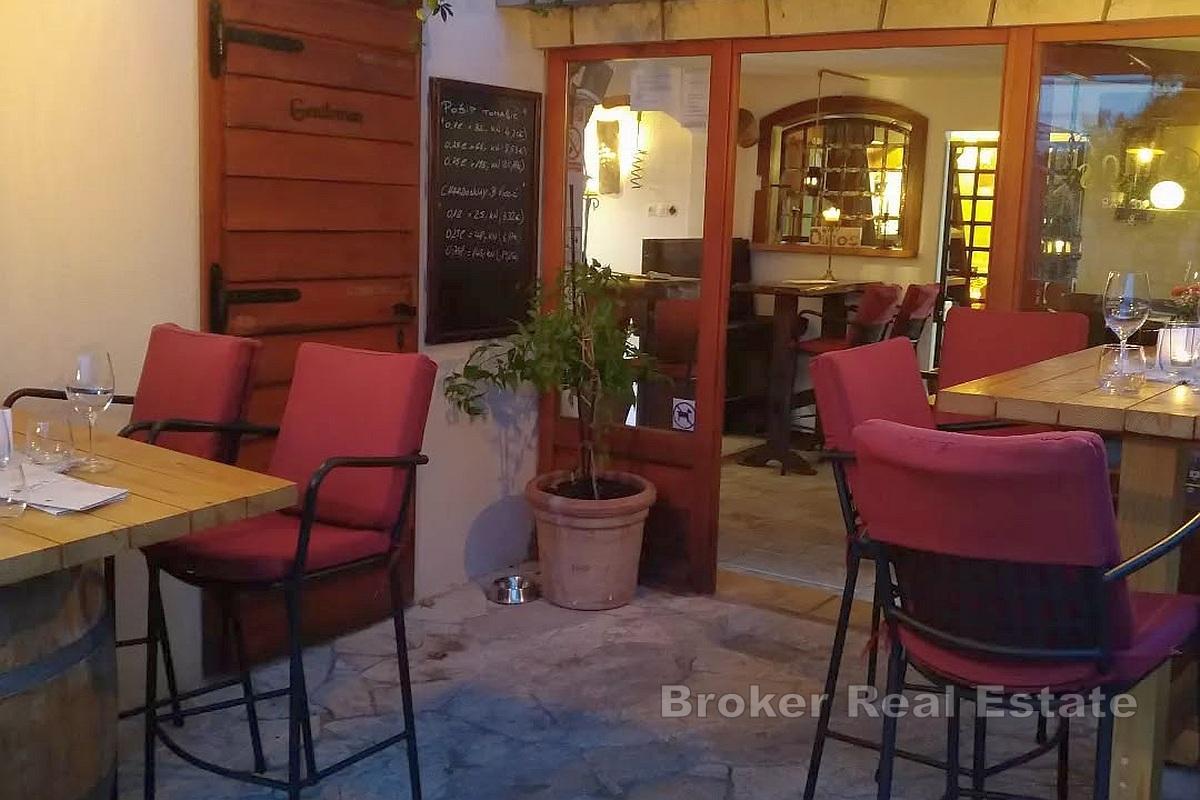 Výjimečná vila v první řadě u moře s opravdovou restaurací a vinárnou