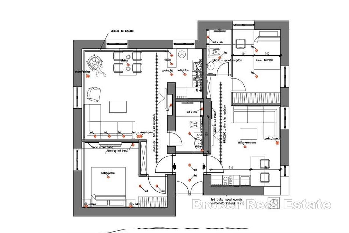 Wohnung in Split mit Parkplatz