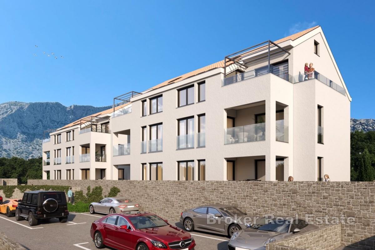 Appartement moderne avec piscine et parking