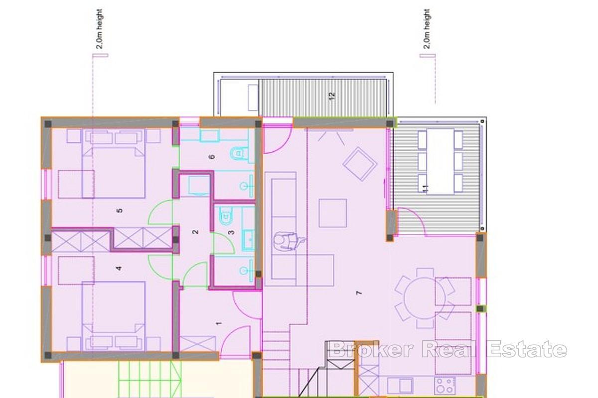 Penthouse z basenem i miejscem parkingowym