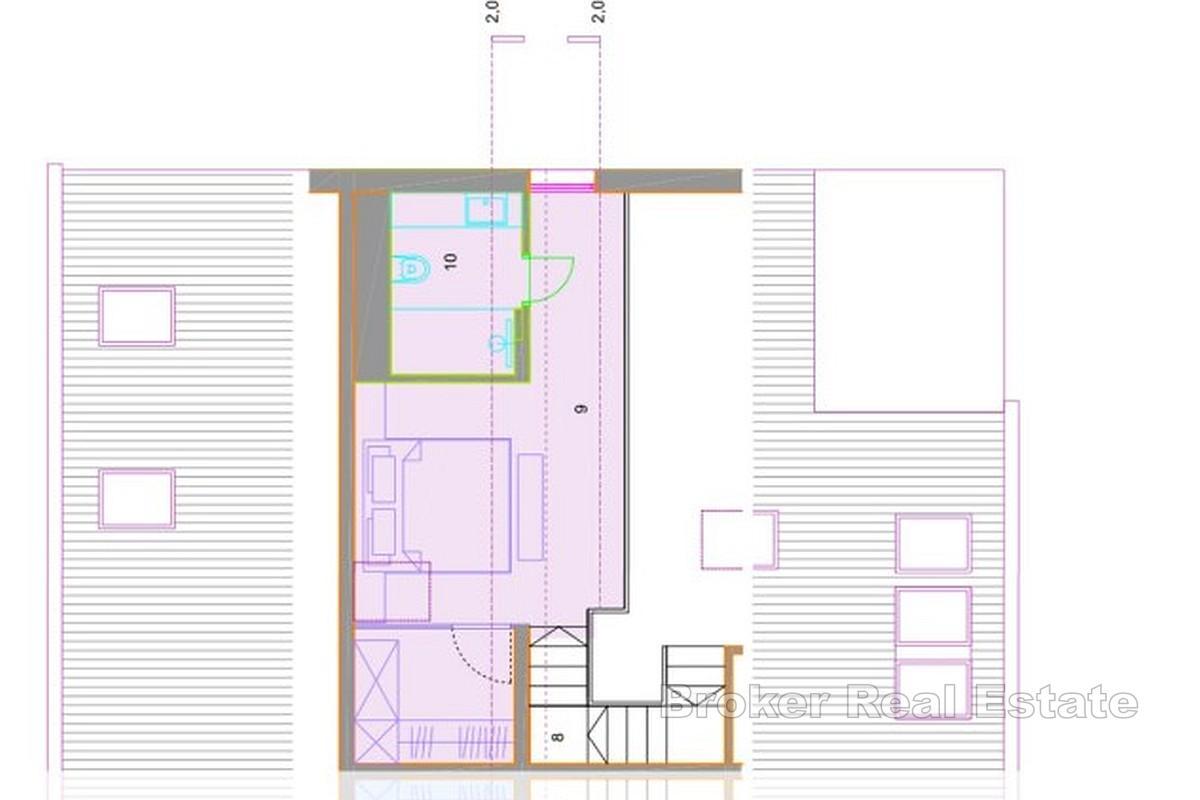 Penthouse z basenem i miejscem parkingowym