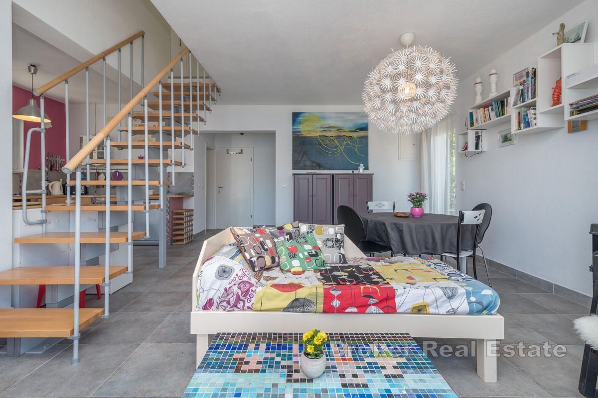 Hus första raden mot havet