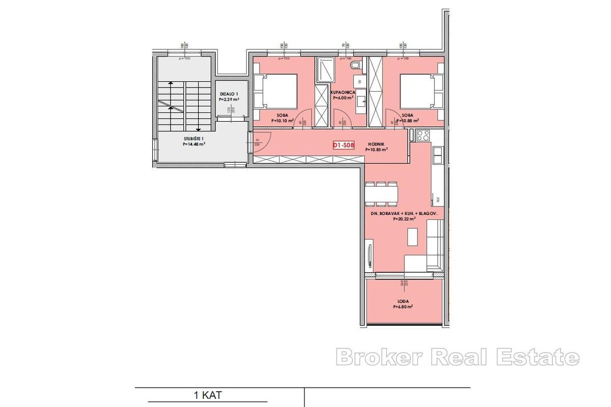 Dwupokojowy apartament nad morzem