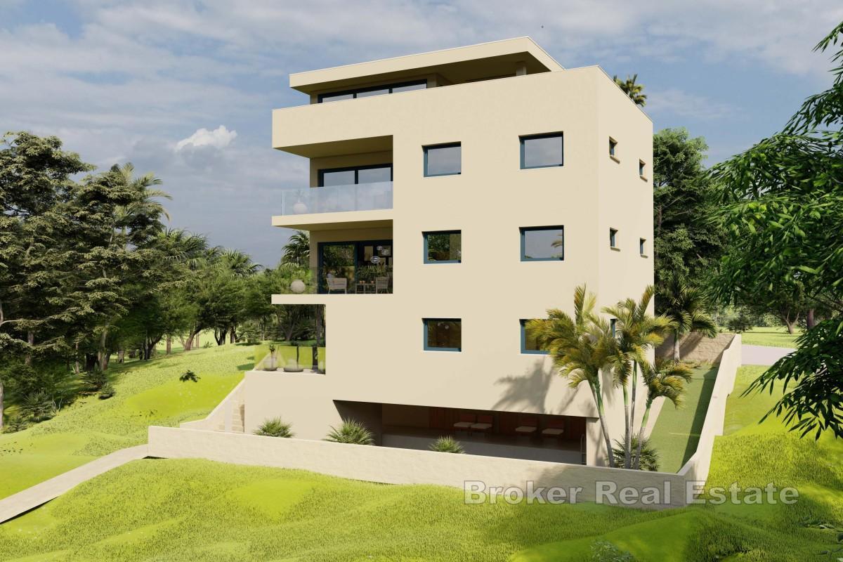 Terrain constructible avec projet et permis de construire