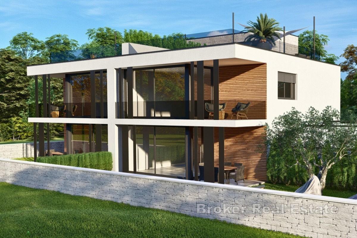 Luxusvilla mit Pool und Dachterrasse mit Meerblick