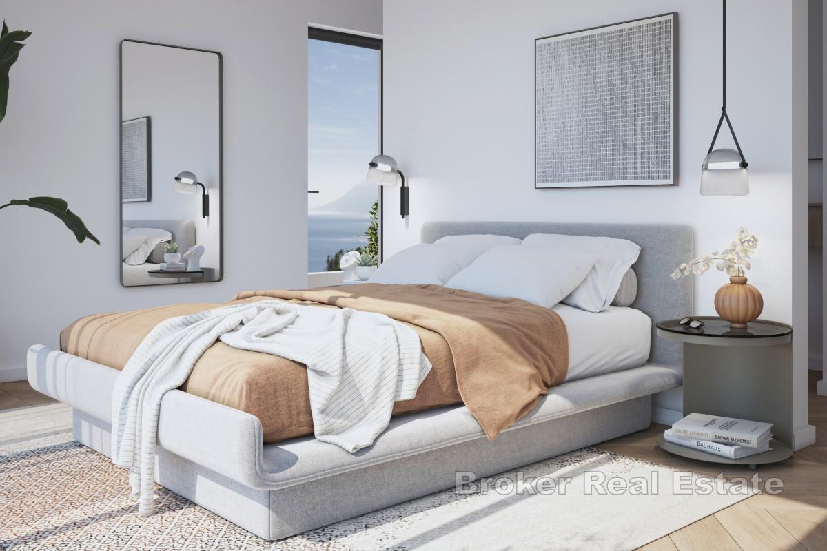 Exklusive Drei-Zimmer-Wohnung im zweiten Stock mit Whirlpool und Terrasse