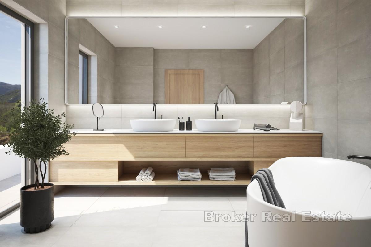 Luxuswohnung im ersten Stock mit Terrasse, Whirlpool und Meerblick