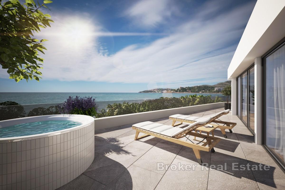 Drei-Zimmer-Wohnung mit Whirlpool und Meerblick