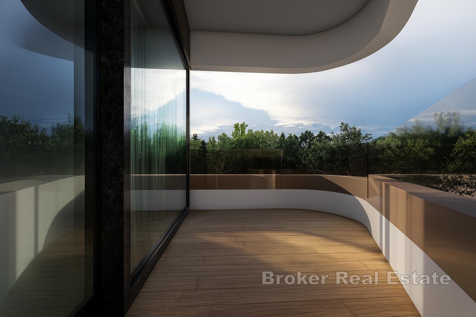 Rymlig tvårumslägenhet i modern stadsbyggnad