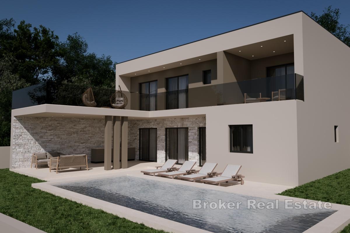 Modern villa med pool och hög avskildhet
