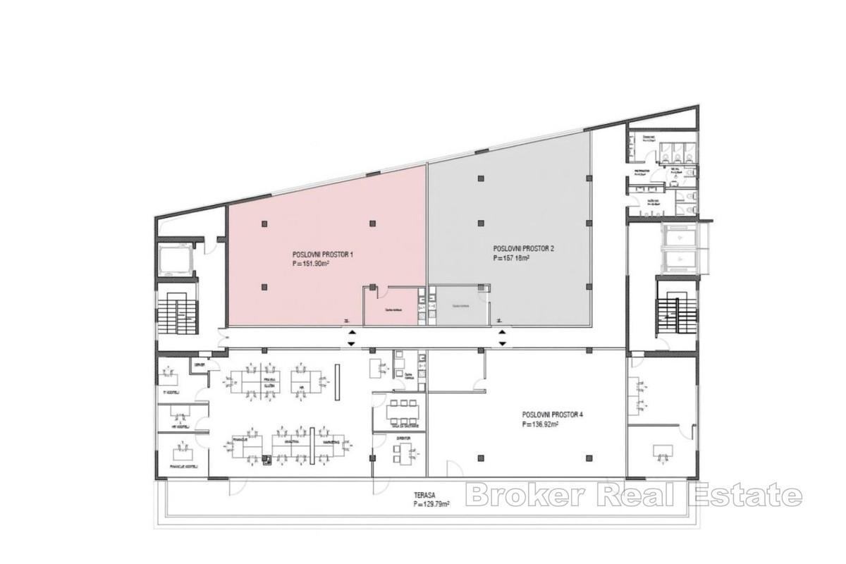 Uffici in un moderno edificio per uffici