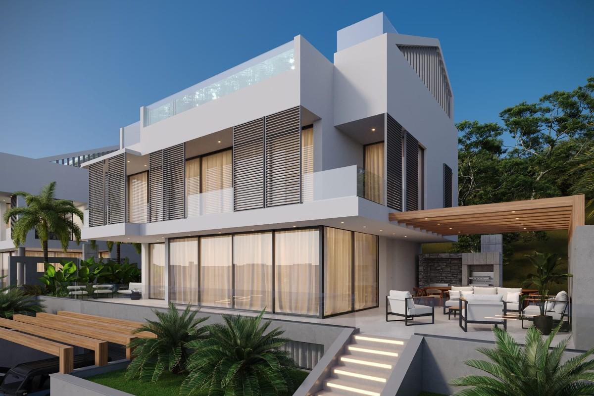 Terrain avec vue mer imprenable et projet de villa de luxe