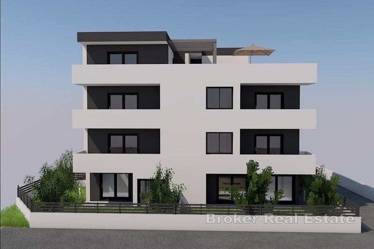 Elegancki, nowo wybudowany apartament z widokiem na morze