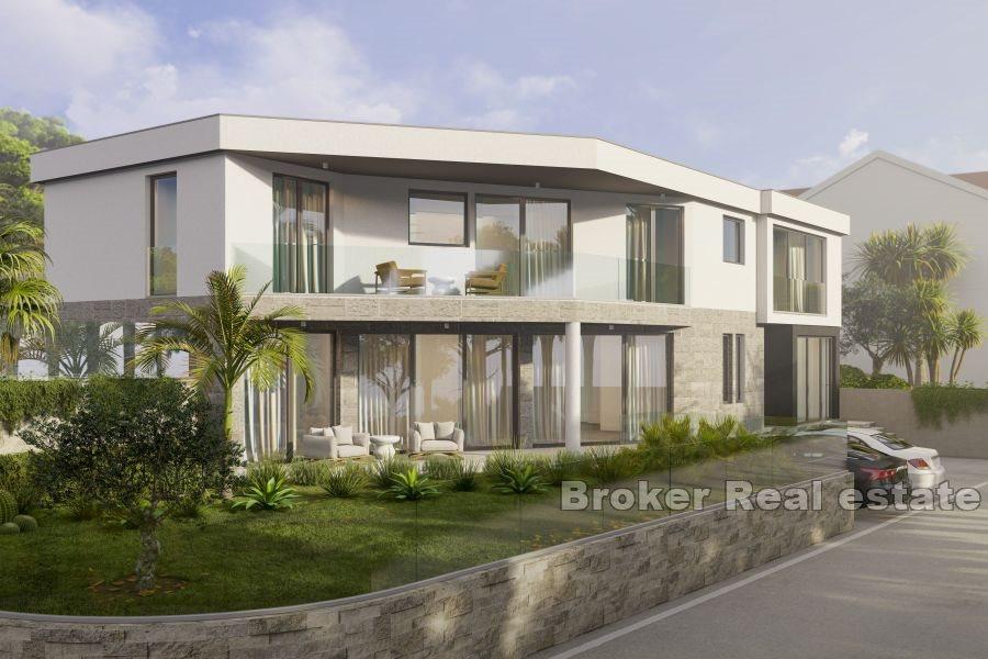 Villa under construction, sea view