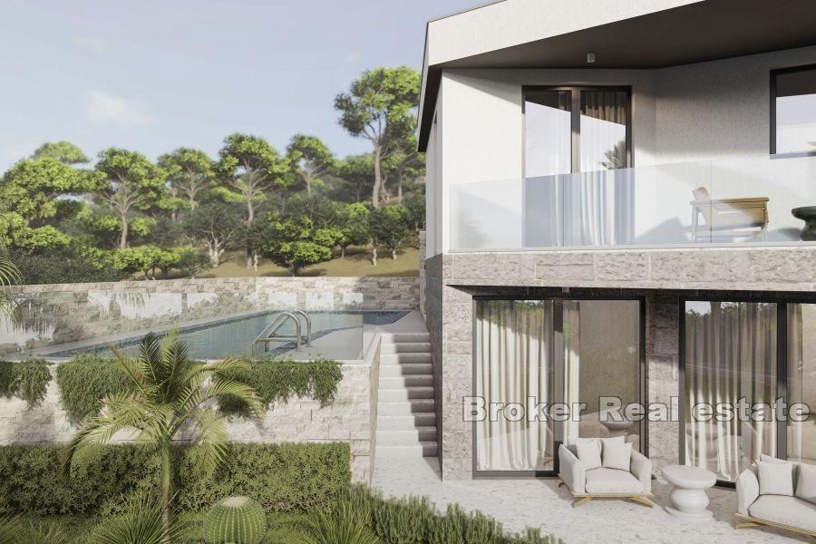 Villa under construction, sea view