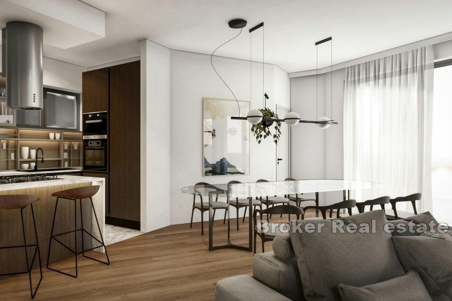 Villa en construction, vue mer