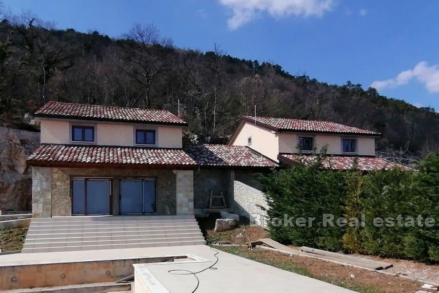 Ičići, zwei Häuser mit Pool