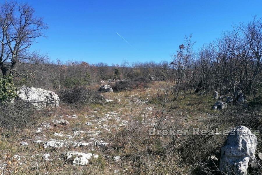 Trget, building plot with sea view
