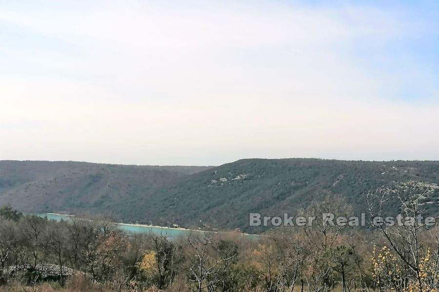 Trget, building plot with sea view