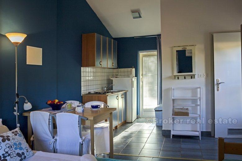 House in the bay, first row to the sea