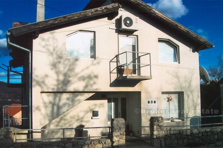 House near the center, on two floors