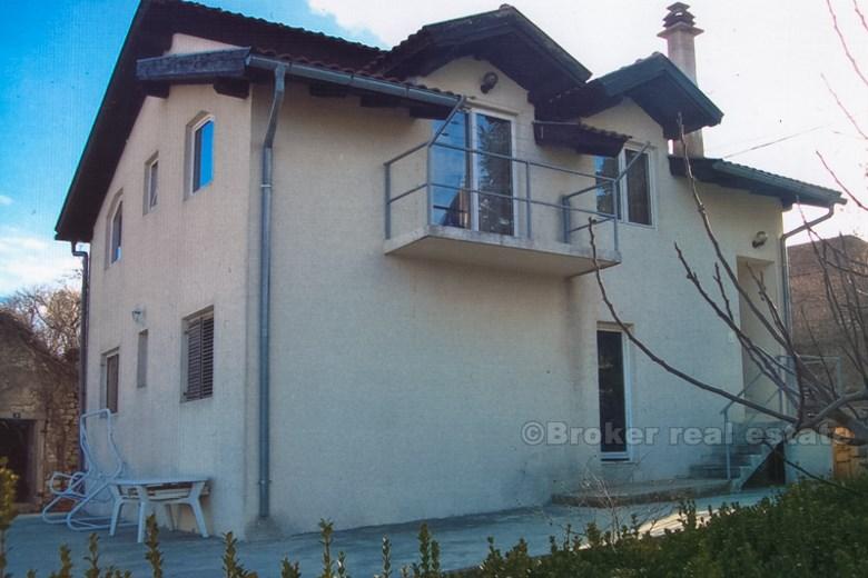 House near the center, on two floors