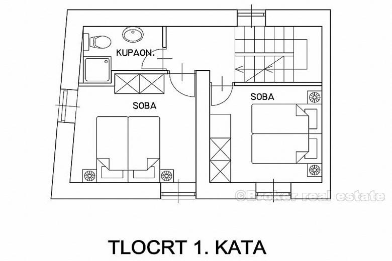 Renovovaný starý dům v centru města