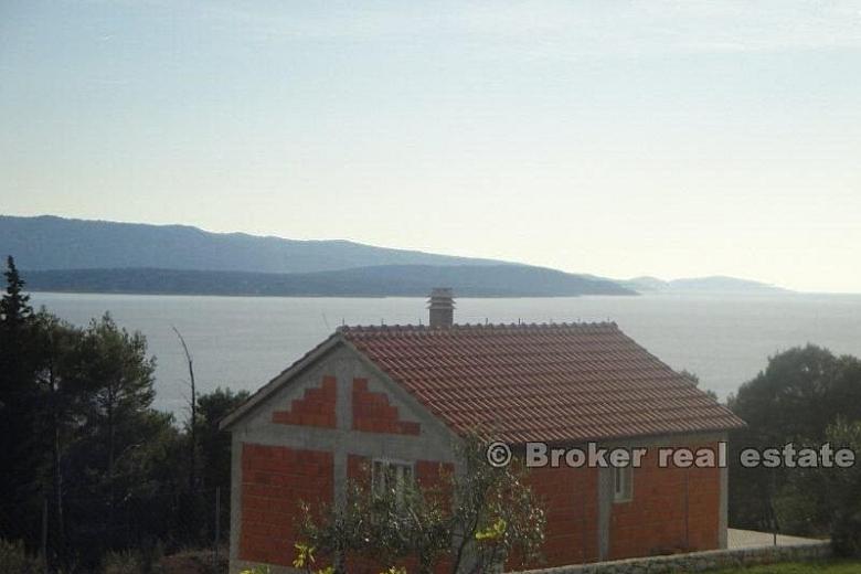 Unfinished house with stunning views of the sea