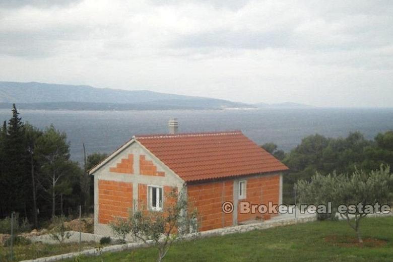 Unfinished house with stunning views of the sea