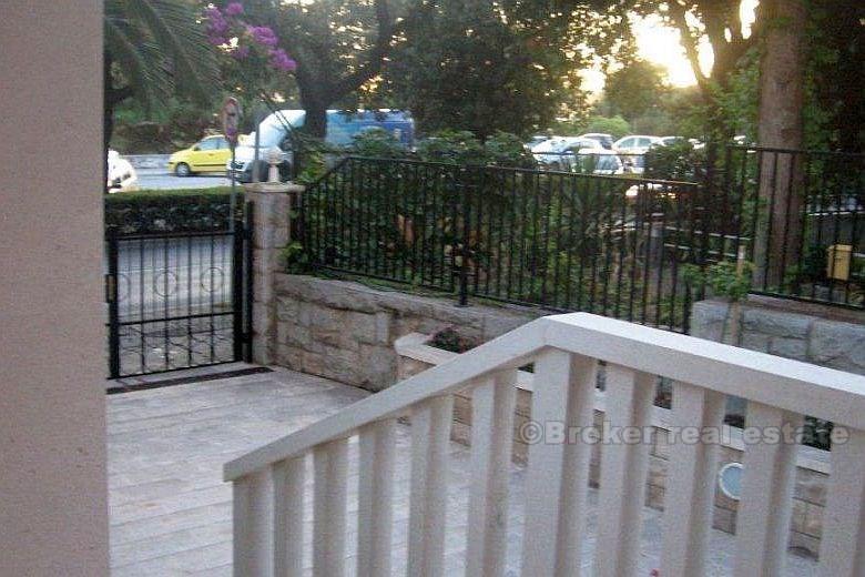 Commercial space on the ground floor, rented out